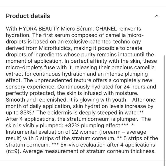 Chanel Hydra Beauty Micro serum - Picture 3 of 3